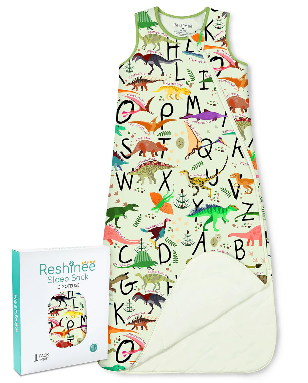 Babee Reshinee soft-bamboo-sleep-sack for gentle baby comfort.