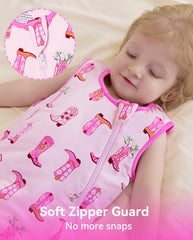 Babee Reshinee two-way zipper eases nighttime diaper changes.
