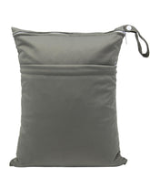 Babeine wet dry bag with two zippered pockets keeping wet and dry items organized.