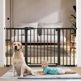 Babelio 36-inch tall baby gate across a doorway for toddler safety
