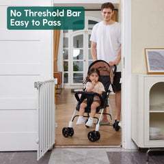 BABELIO Babelio Baby Gate auto-close keeps doorway secure with minimal effort