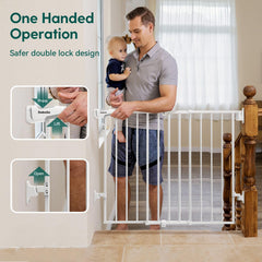 BABELIO Babelio Baby Gate hardware mount offers a rock-solid top-wall installation