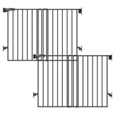 Babelio baby gate on stairs wide opening for safe, easy passage.
