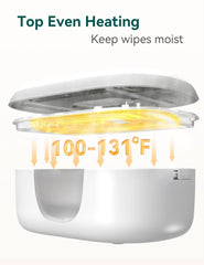 BABELIO warmer with 4-level temperature control for comfortable, customizable use.