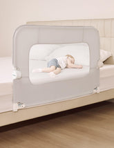 BABELIO bed rail frame delivers sturdy stability for safe toddler sleep.