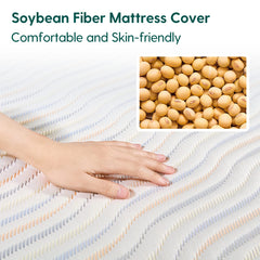 BABELIO crib mattress with ventilated foam for better airflow