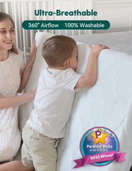 BABELIO washable core mattress demonstrates easy cleaning and quick drying