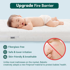 BABELIO machine-washable cover makes quick refreshes easy