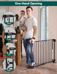 Babelio hardware-mounted installation on stairs provides sturdy fit