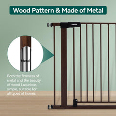BABELIO 26-40 gate with extension kit shown for wider openings