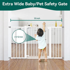 BABELIO PressGuard P7 gate showing pressure-mounted setup for easy installation.