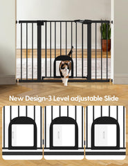 Babelio Upgraded Baby Gate stairs setup supports safe transitions between floors.