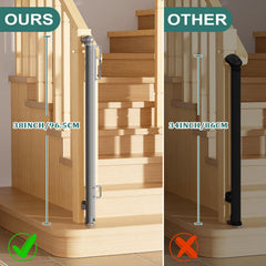 Babepai indoor outdoor gate for porch and deck provides easy pet and child control.