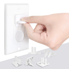 Babepai outlet covers 55-pack white front view for safer sockets.