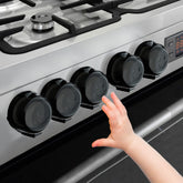 Babepai stove knob covers close-up showing clear safety design