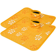 Babepets car seat protector dual pack with waterproof base for leak-free protection.