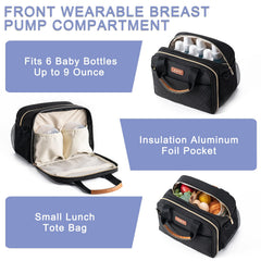 BABEYER cooler bag includes ice pack for cooling