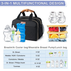 BABEYER breastmilk cooler bag interior insulation maintains temperature