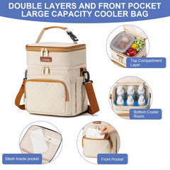 BABEYER reusable ice pack keeps breastmilk cool during travel.