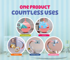 BABY AMY pacifier holder case pink purple keeps pacifiers organized in bags