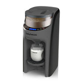 Baby Brezza Formula Pro Advanced warm bottle in seconds.