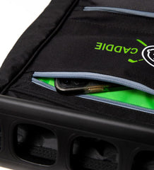 Baby Caddie organizes pockets hold balls, tees, gloves, and accessories.