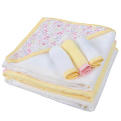Baby Essentials Daisy Flowers washcloths for quick gentle cleansing