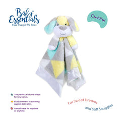 Soft reversible mink-like texture offers plush baby cuddles