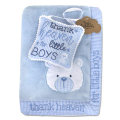 Minky sherpa texture from Baby Essentials blanket for cuddly warmth