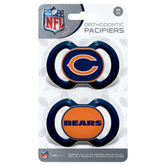 Baby Fanatic Bears pacifier logo button with team pride
