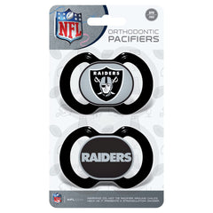 Baby Fanatic Raiders pacifier shield colors highlight team spirit for every moment