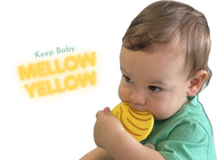 Baby Fiesta dishwasher-safe teether is easy to clean and sterilize.