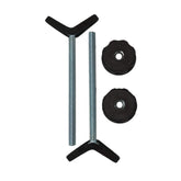 Baby Gate Guru extra-long spindle rod 2-pack secures stair banisters with padded grip.