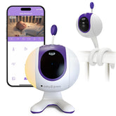 BABY GUARD monitor shown in 1080p view for clear nighttime checks.