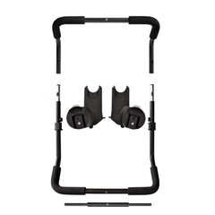 Baby Jogger Chicco/Peg Perego car seat adapter attached to City Select for easy travel system