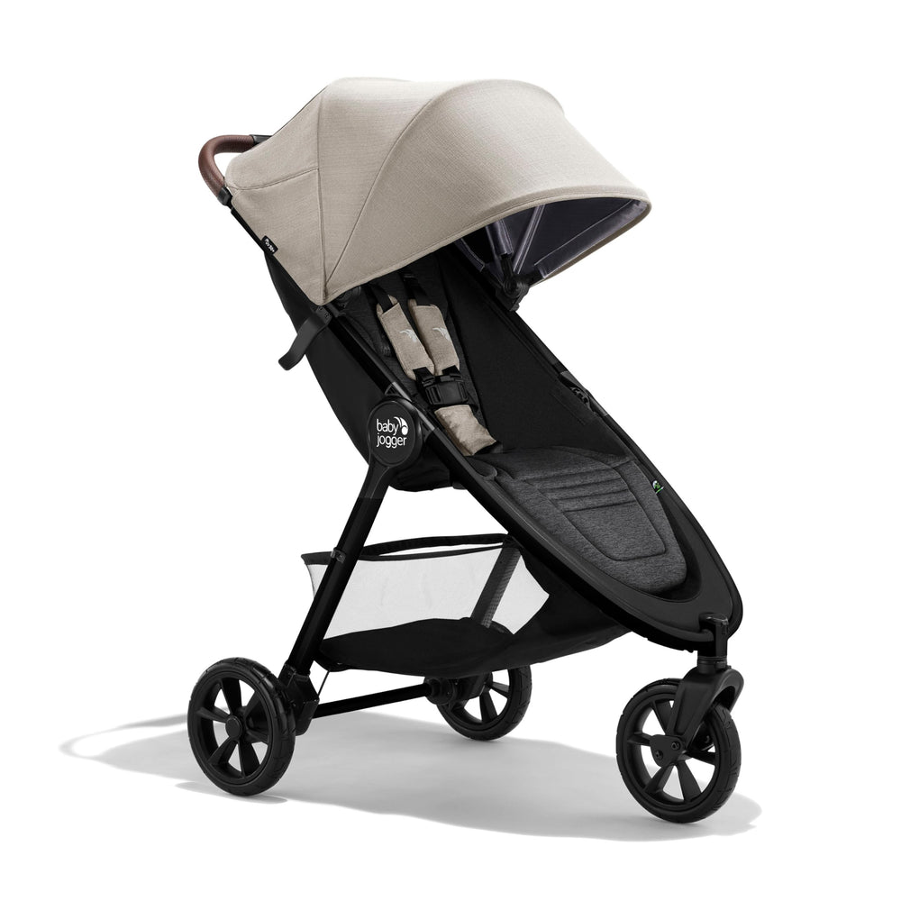 Baby Jogger City Mini GT3 with forever air tires for smooth city and trail rides.