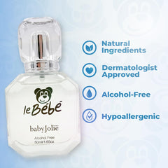 Baby Jolie Le Bebe 50 ml bottle ready for daily use.