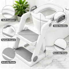 BABY JOYCE potty seat splash guard helps maintain a clean bathroom