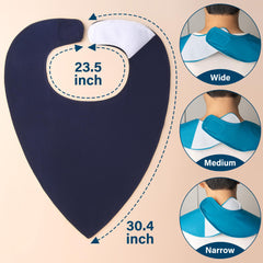Soft cotton and micro-fleece absorbent materials keeping outfits dry.