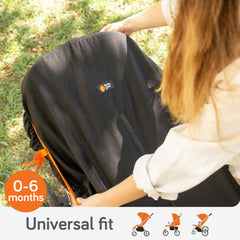 Baby Uma UPF 50+ protection shade for sunny walks with baby