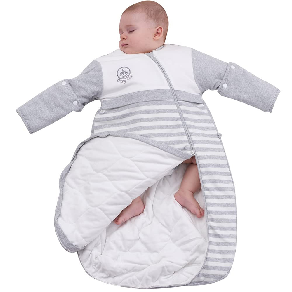 Babyah wearable blanket fabric close-up shows luxuriously soft material for cozy nights.