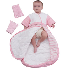 Babyah wearable blanket sleeves keep toddlers cozy for nap time.