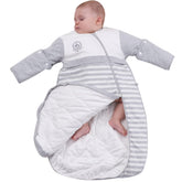 Babyah wearable blanket with sleeves in front view showing cozy warmth and soft fabric.