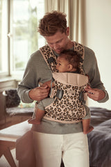 BabyBjörn Baby Carrier One ergonomic hip position for parents.