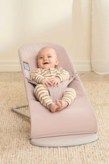 BabyBjörn Bouncer Bliss harness on, safety harness for secure bouncer use.