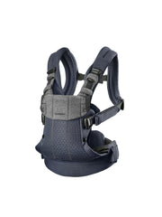 BabyBjörn Harmony 3D mesh carrier for breathable, close comfort from newborn to toddler.