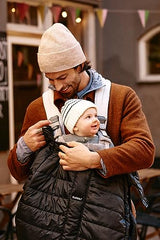 Ultralight padded BabyBjörn Winter Cover offering warmth with minimal bulk