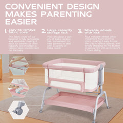 BabyBond angle adjustment (3–7°) helps soothe baby near you.