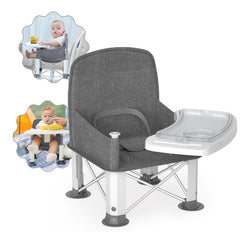 BabyBond travel booster seat folded portable for travel and storage