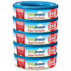 BabyBreeze diaper pail refill 1400 count pack keeps nursery smelling fresh